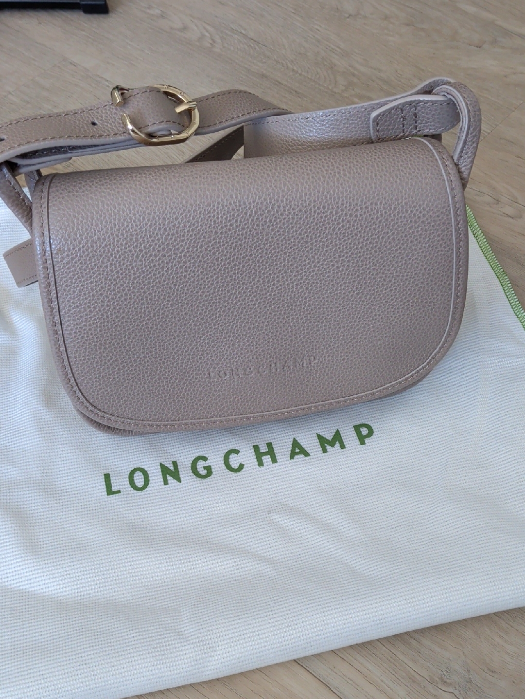 Longchamp Le Foulonne' S Leather Crossbody